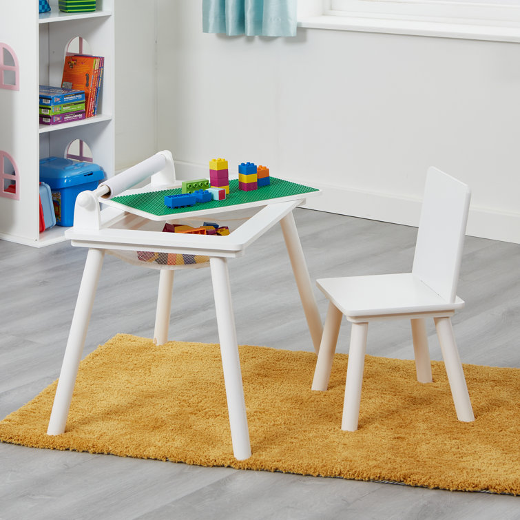 Childrens fold up table and chair set best sale